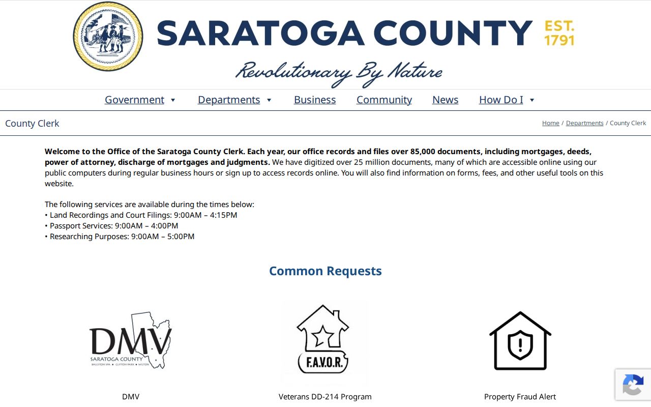 Halfmoon previous residents Saratoga County Clerk historical-records gateway