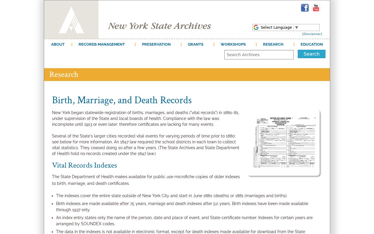 Halfmoon resident lookup New York Archives vital-index source